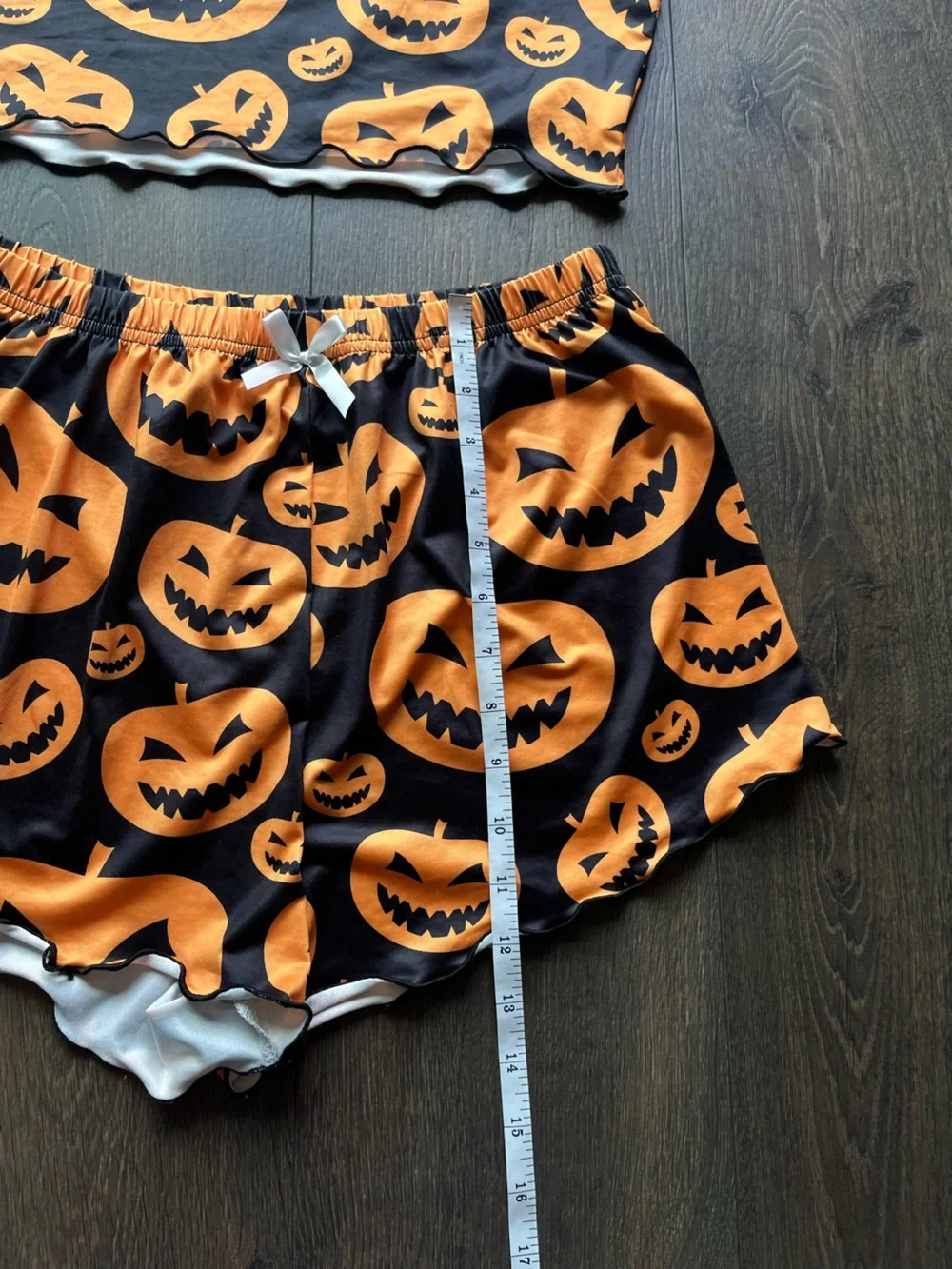 Halloween Pumpkin Matching Pajama Set